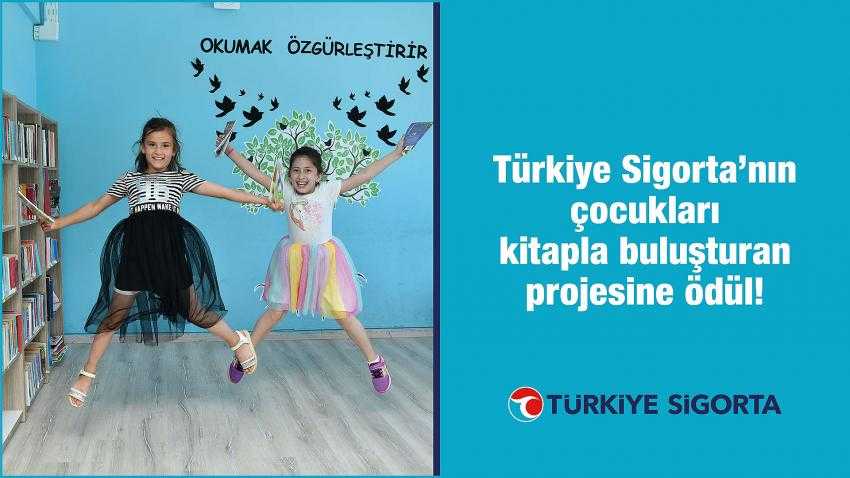 Türkiye Sigorta’nın çocukları kitapla buluşturan projesine ödül