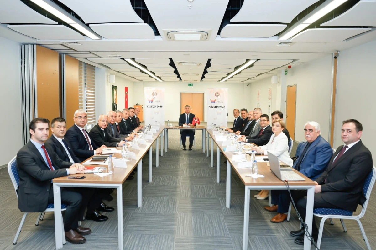 ADANA KALKINMA PROGRAMI Y&Uuml;R&Uuml;TME KURULU TOPLANTISI GER&Ccedil;EKLEŞTİRİLDİ