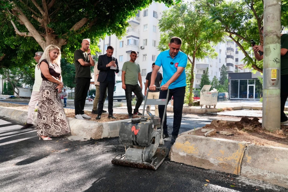 &Ccedil;alışmaları denetledi, vatandaşlarla buluştu