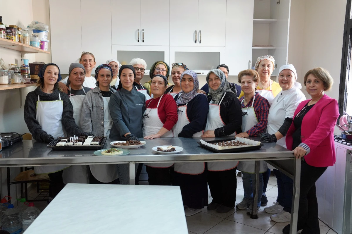 Çukurovalı kadınlara aşçı yardımcılığı kursu