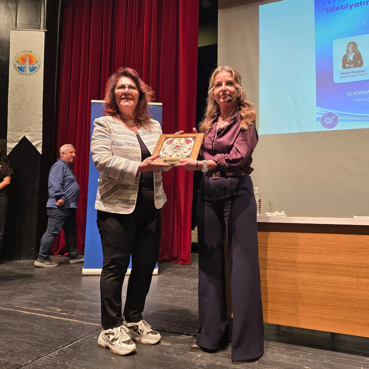 ÇYDD ADANA’DA EDEBİYAT VE TARİHİ BULUŞTURDU: SEMA SOYKAN VE EMİN ÇAPA İLE GEÇMİŞTEN GELECEĞE BAKIŞ