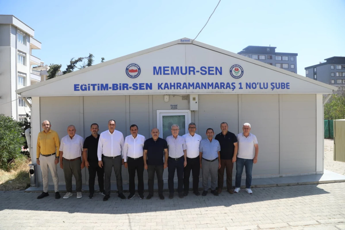 Eğitim-Bir-Sen Adana&rsquo;dan  Kahramanmaraş&rsquo;a ziyaret