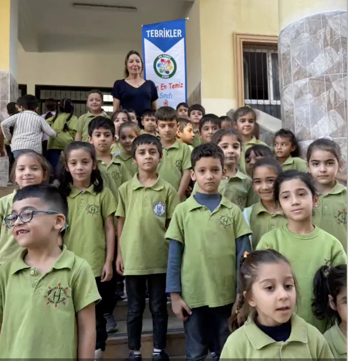 Hürriyet İlkokulu 1-A Sınıfı en temiz sınıf