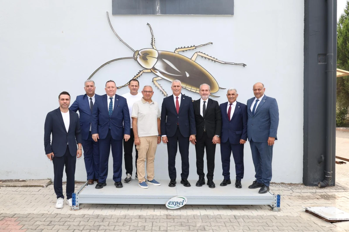 KKTC Ekonomi ve Enerji Bakanı Olgun Amcaoğlu&rsquo;ndan Expel&rsquo;e ziyaret