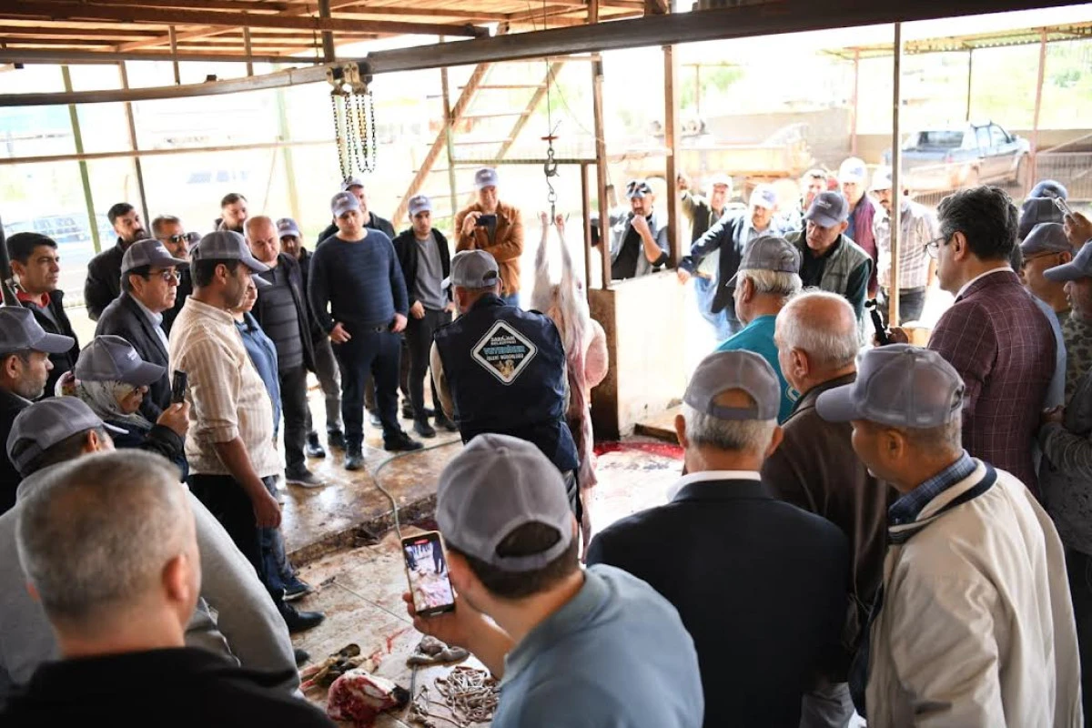 SARI&Ccedil;AM&rsquo;DA KURBAN KESİM ELEMANI KURSU TAMAMLANDI