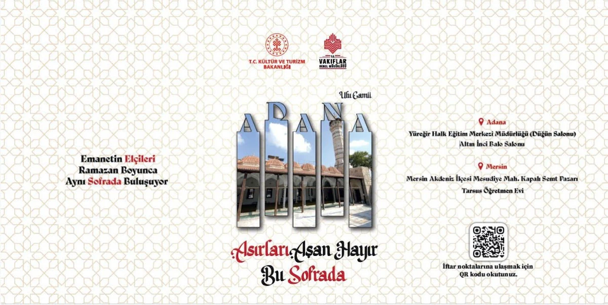 VAKIFLAR B&Ouml;LGE M&Uuml;D&Uuml;RL&Uuml;Ğ&Uuml;  İFTAR NOKTALARI BELLİ OLDU