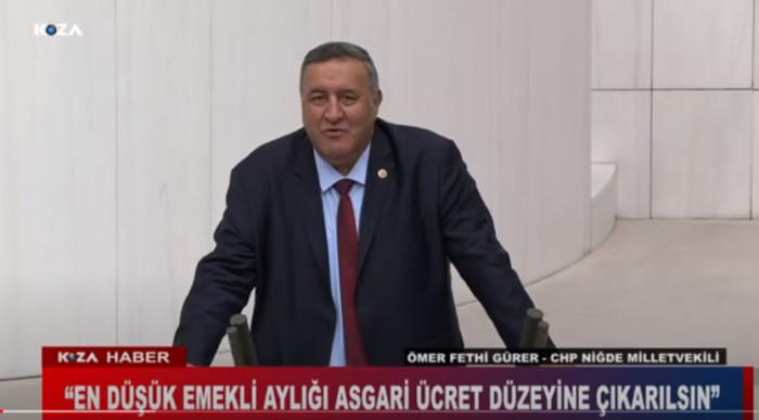 “EN DÜŞÜK EMEKLİ AYLIĞI ASGARİ ÜCRET DÜZEYİNE ÇIKARILSIN”