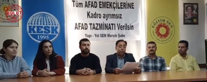 AFAD ÇALIŞANLARININ SORUNLARI VE TALEPLERİ ANLATILDI