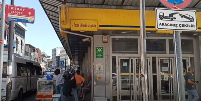 PTT Çarşı Şubesi deprem riski taşıdığı için kapatıldı