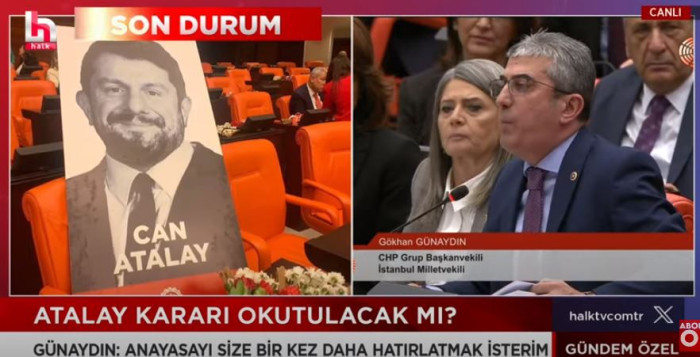 SON DAKİKA! Can Atalay kararı Meclis'te okunuyor!