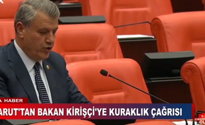 BARUT'TAN BAKAN KİRİŞÇİ'YE KURAKLIK ÇAĞRISI